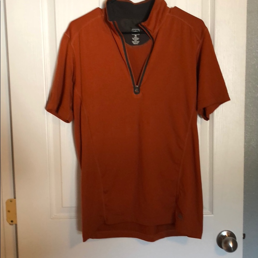 Rei ss zip up athletic shirt
